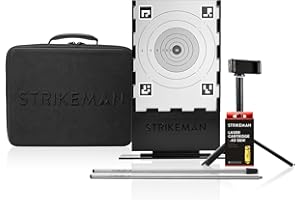 Strikeman Marksman Kit – Ultimate Dry-Fire Training Companion, All-in-One Solution Includes Carry Case, 3-Piece Target, Phone Mount w/Tripod & a Laser Cartridge