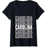 Womens Carolina V-Neck T-Shirt