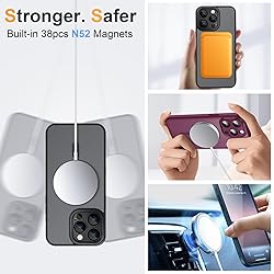 ROYBENS for iPhone 12 Pro-Max Matte Clear Case