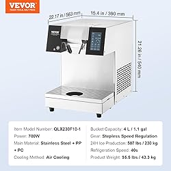 VEVOR Commercial Snowflake Ice Machine, 507LBS/24H