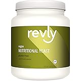 Amazon Brand - Revly Vegan Nutritional Yeast Non-Fortified Superfood 15.9 Oz. Powder - 6g Protein, Amino Acids, Vitamins, Min