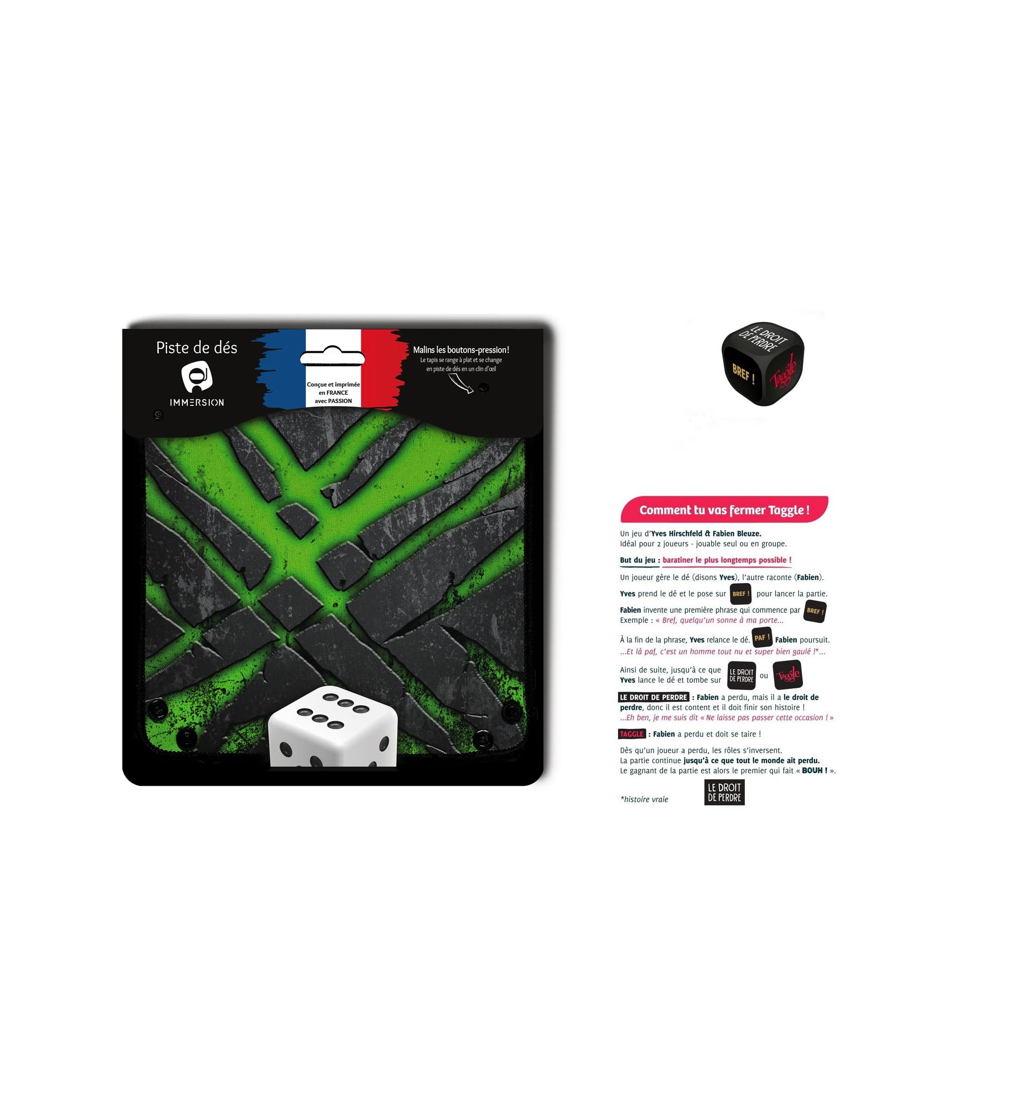 Set: Dice Track + Mini Games "How You Vas Close Taggle" (Cracked Metal)