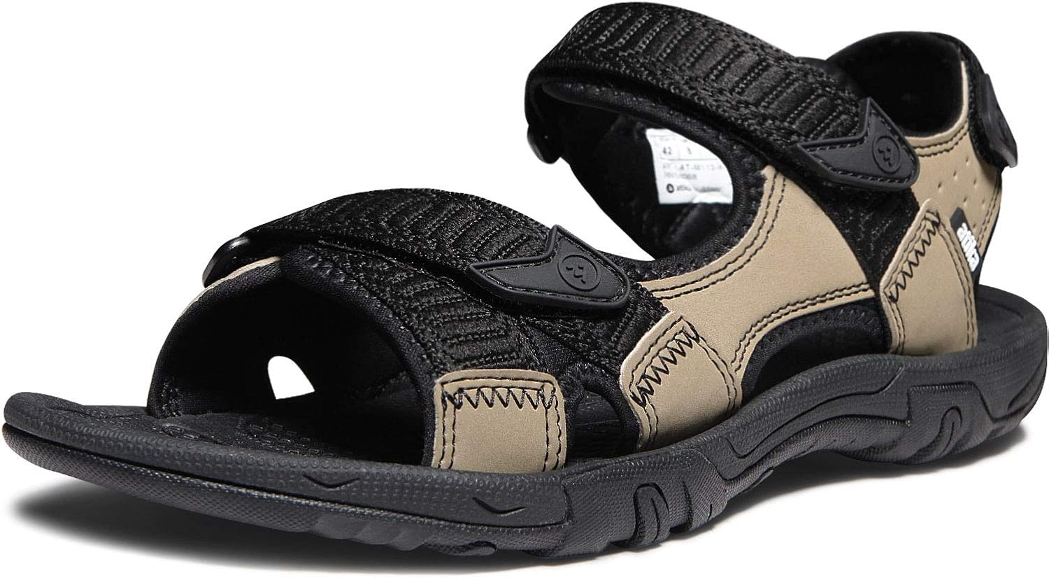 ATIKA Men's Outdoor Hiking Sandals, Open Toe Arch Support