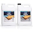 TotalBoat Table Top Epoxy Resin Kit - 2 Gallon Crystal Clear Epoxy with High Gloss & UV-Resistance - Easy 1:1 Ratio for Bar and Table Coating, Woodworking, and Resin Art Casting