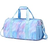 Dance Bag for Girls Sports Duffel for Teens Ballet Bags Gymnastics Bag Overnight Weekender Duffle for Teens Travel Duffle Bag with Shoes Compartments