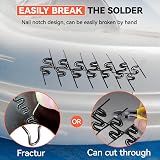 Preciva Plastic Welding Kit 50W 3s Instant Heating Brass Core 4 Staples view 5