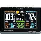 La Crosse Technology 308-1414B Wireless Atomic Digital Color Forecast Station with Alerts, Black