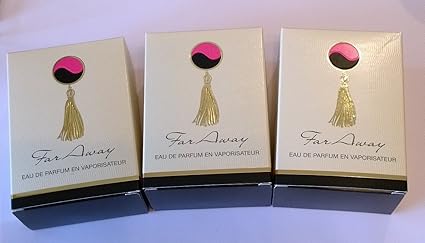 3 x Avon Far away Fragrance Eau de Parfum EDP 50 ml con Bobbie ...