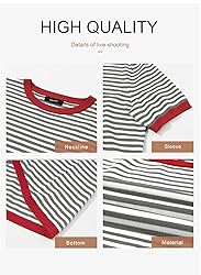 Dokotoo Womens Summer Tops Casual Short Sleeve