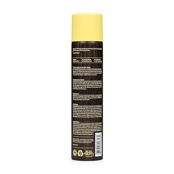 SUN BUM DRY TEXTURE SPRAY | VEGAN AND CRUELTY FREE BUILDABLE VOLUME TEXTURE SPRAY WITH MATTE HOLD | 4.2 OZ
