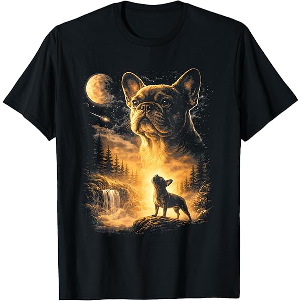 Amazon.com: French Bulldog Logo Men Women T-Shirt : Clothing