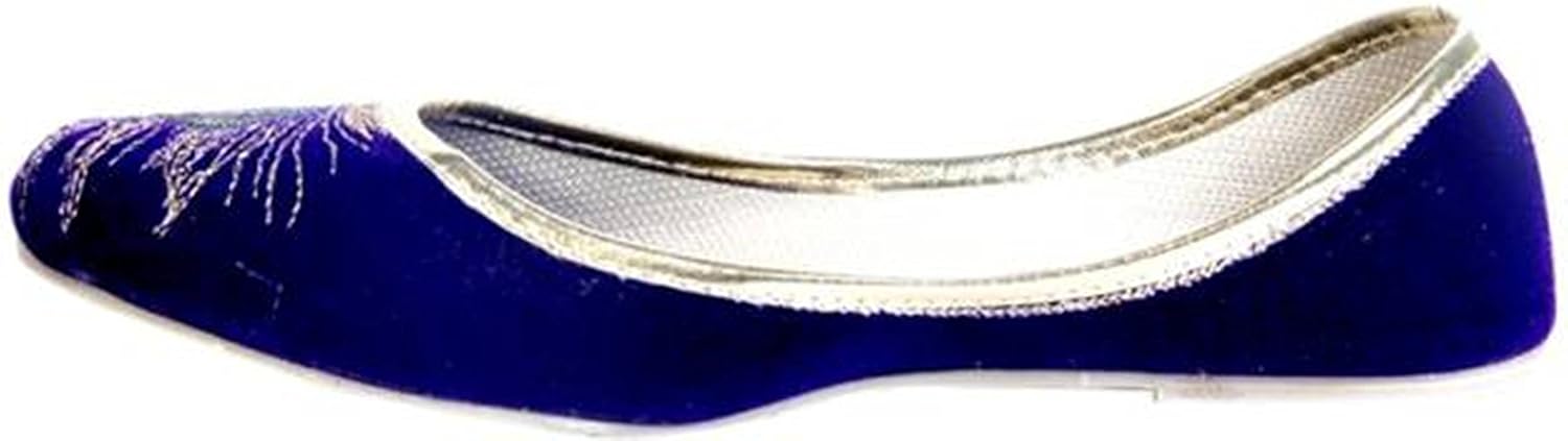 red choice collection blue designer women's bellies or juti