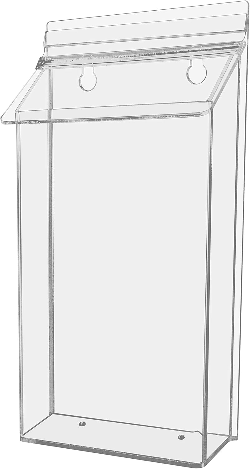 outdoor brochure holders on Marketing Holders Outdoor Wall Mount Literature Display Box Realtor Paper Holder Brochure Pamphlet Display 4w X