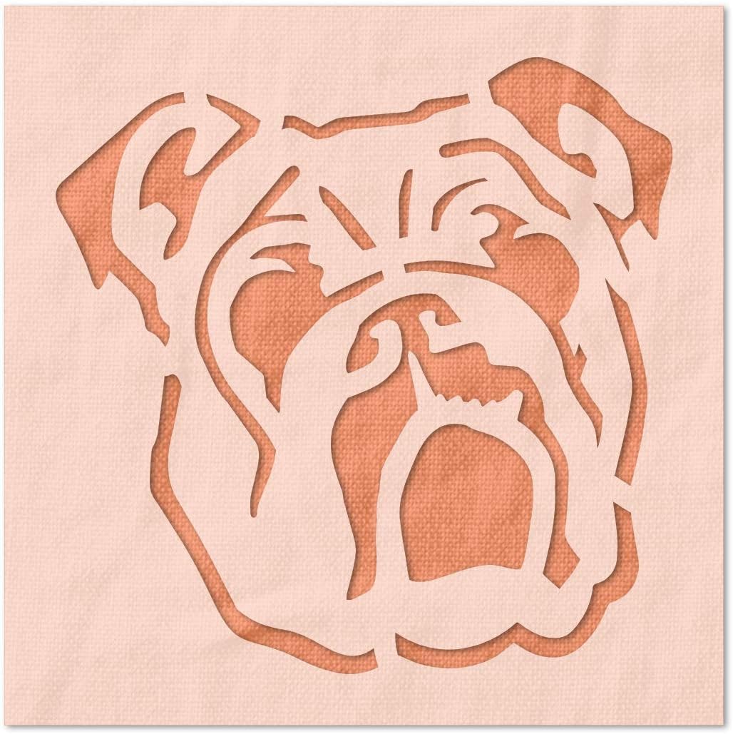 Stencil Stop Bulldog Stencil 14 Mil Mylar Plastic (3 x 3 inches)