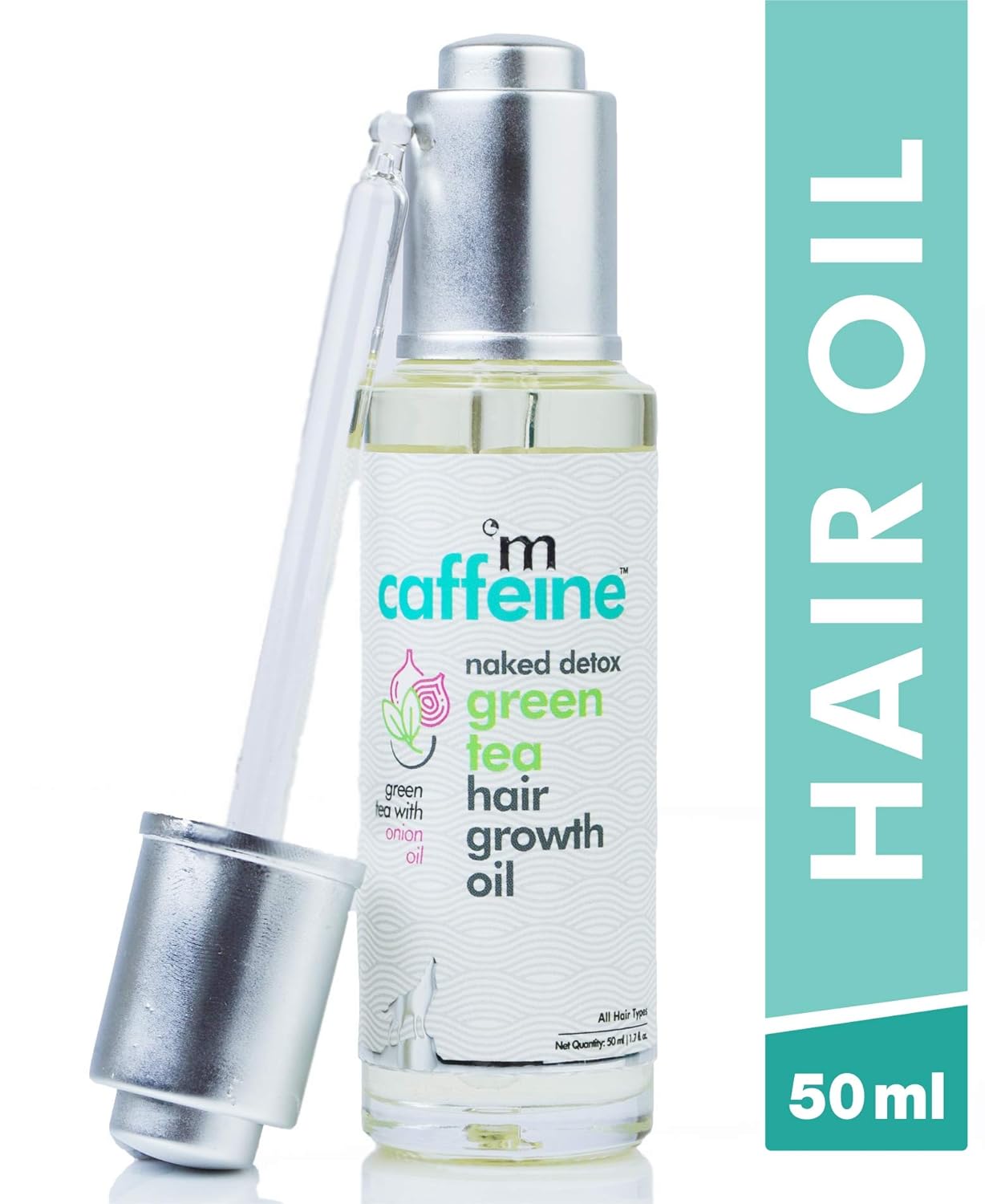 Buy Mcaffeine Naked Detox Green Tea Hair Oil Hair Growth Onion