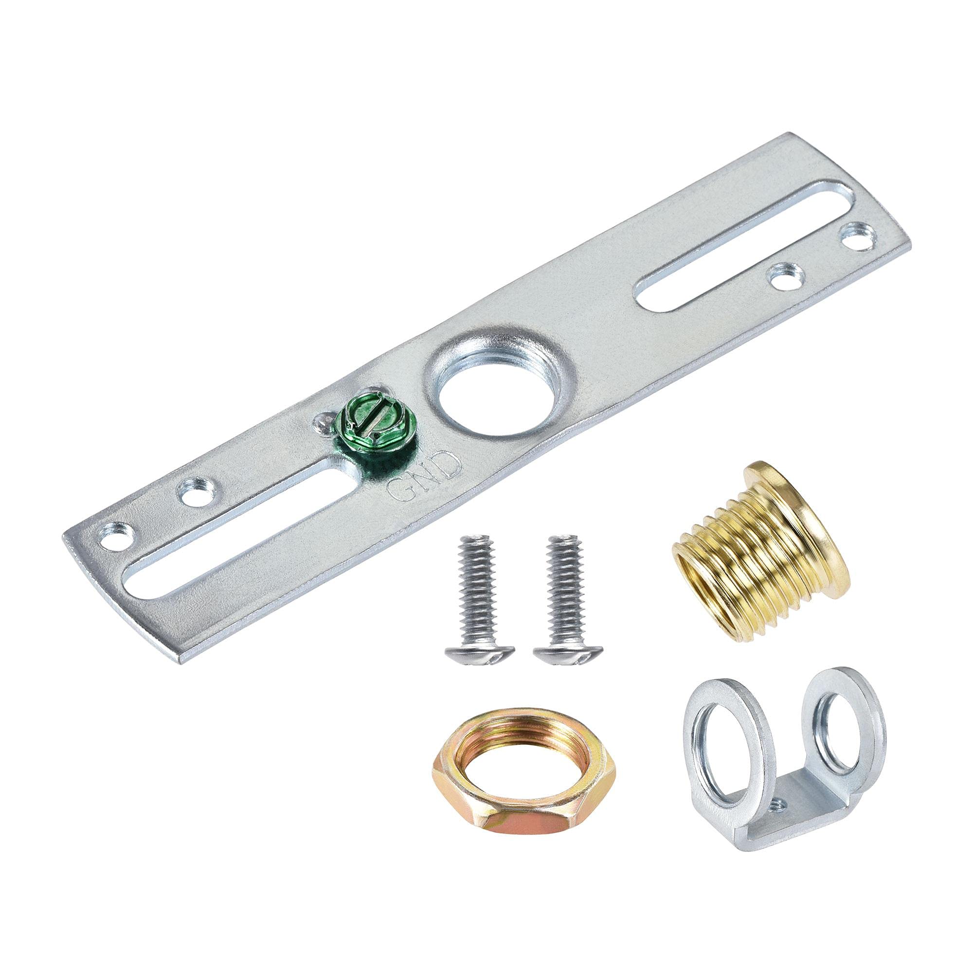 sourcing map Light Crossbar Kit 4 Inch Length Mounting Bracket Universal Lamp Fixture for Chandelier Wall Lighting