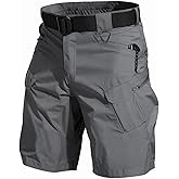 AUTIWITUA Men's Hiking Cargo Shorts Quick Dry 9" Lightweight Tactical Work Shorts with Pockets(No Belt)