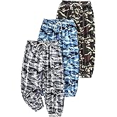 Jolyshlid 2 Pack Boy's Tie Dye Letter Print Track Sweat Pants Joggers 3-12Y