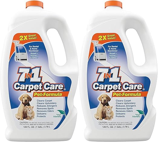 Amazon Com 7in1 Carpet Care Pet Formula Carpet Cleaning Solution 2 Pack Health Personal Care