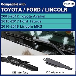 RAINTOK Windshield Wiper Blade Set Replacement for