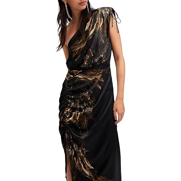 AllSaints Women's Melody Dress, Spell Green at Amazon Women's