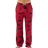 Lazy One Funny Moose Pajama Pants for Men, Men's Separate Bottoms, Lounge Pants