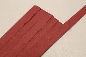 LACEKING2013 Premium Quality 30 Yards Cotton Double Fold Bias Tape 3/8 Inch for Sewing, Seaming, Binding, Hemming, Piping, Quilting, Mask Crafts, Trimming, Upholstery (Indi Pink)