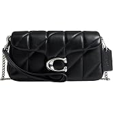 Coach Women's Crystal Signature Suede Tabby Chain Crossbody 19