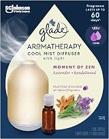 Glade Aromatherapy Cool Mist Diffuser Gift Set 1 Holder 3 Refills view 7