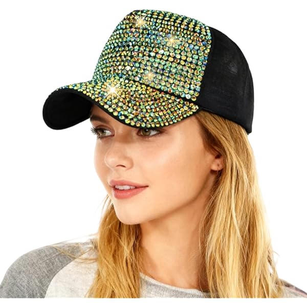 TOP HEADWEAR Womens Jeweled Rhinestone Studded Hat - Crystal  display picture 1