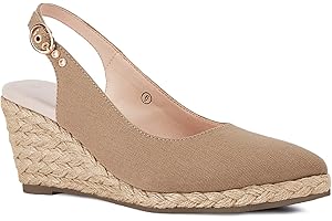 Juliet Holy Womens Wedge Sandals Espadrilles Closed Toe Slingback Buckle Strap Comfortable Casual Summer Wedges Shoes