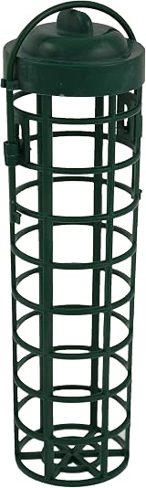 Green Jem Plastic Fat Ball Wild Bird Feeder Easy Fill Clean Garden Birds view 2