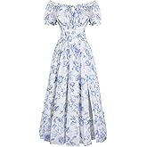 Scarlet Darkness Floral Corset Dress Women 2026 Summer Cottagecore Flowy Dresses