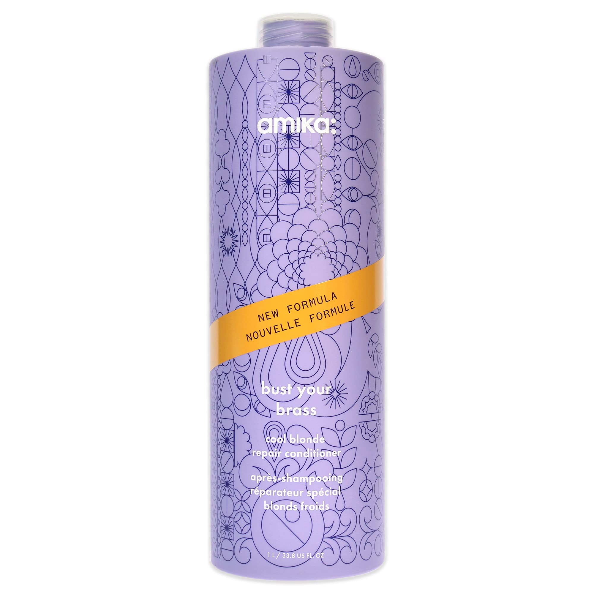 Wash by amika Bust Your Brass Cool Blonde Conditioner 1000ml