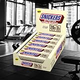 Snickers White Chocolate Protein Bar 12 × 57g 20g Protein Low Sugar 2g view 2