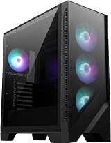 MSI MAG FORGE 321R AIRFLOW Mid-Tower PC Case ATX RTX 40 Ready ARGB Fans view 1