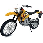 Welly Die Cast Motorcycle Yellow Suzuki DR-Z400S, 1:18 Scale
