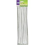Creativity Street Chenille Stems/Pipe Cleaners 12 Inch x 4mm 100-Piece, White
