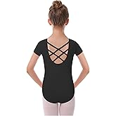 MdnMd Girls Toddler Leotards for Dance Ballet Gymnastic Outfits Classic Basic Leotard