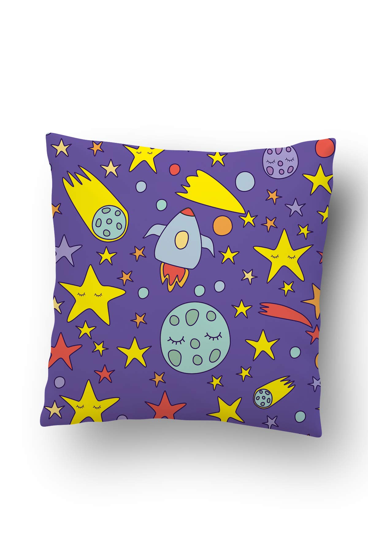 Lulu Home Pillowcase, Multi-Colour, 45 x 45 cm