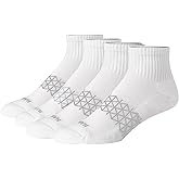 Hanes Men's Absolute Active Cushioned Ankle Socks (4-Pack)