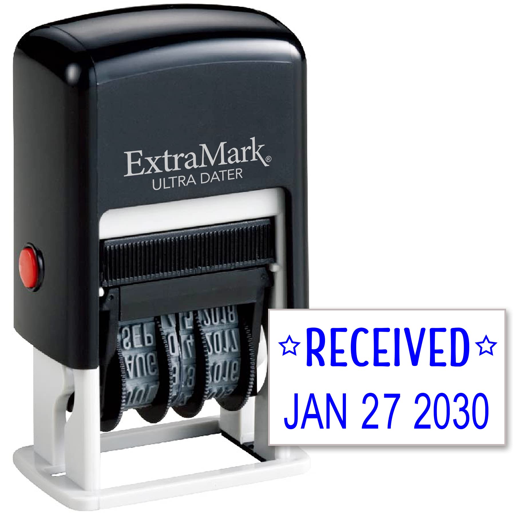 ExtraMark Ultra Dater Self-Inking Rubber Date
