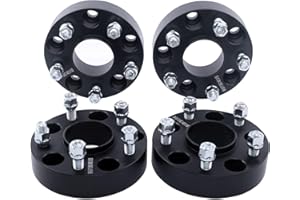 DCVAMOUS 4PC Black 5x100 Hubcentric Wheel Spacers 1.5 Inch with 12x1.25 Studs Compatible with Subaru 5 Lug for 2013-2022 BRZ | 1995-2022 Impreza WRX | 1998-2018 Forester | 2013-2022 XV Crosstrek