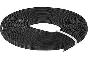 uxcell Boning for Sewing, 1Pcs 10 Yards 6mm - Polyester Sew-Through High-Density Corset Boning for Wedding Dress, Bridal Gown