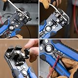 Klein Tools 11061 Stripper/Cutter Self-Adjusting Wire Blue view 3