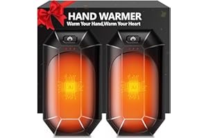 WARMHAND AI Hand Warmers Rechargeable 2 Pack,Portable Electric Hand Warmer Reusable,AI Hand Warmer for Outdoor Golf Hunting Camping Accessories,Warm Winter Gifts for Men Women Kids