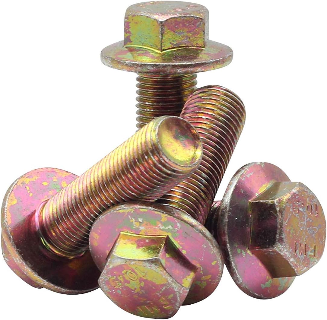 (5pcs) BelMetric M14X1.5X35 Metric Hardened Fine Thread Hex