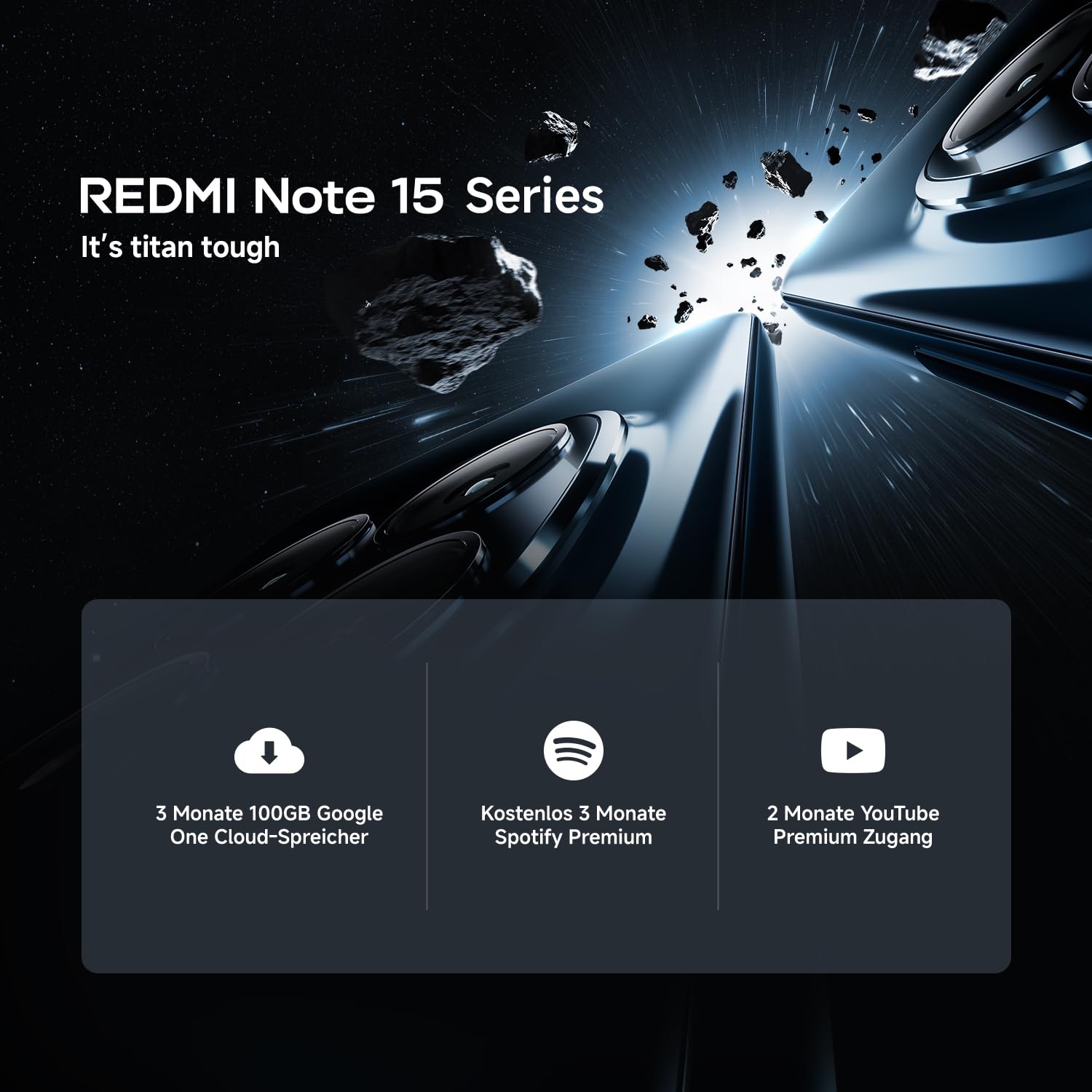 XIAOMI Redmi Note 15 Pro 5G Smartphone (8+512 GB) – 6580-mAh-Akku, IP66/IP68 Staub- und Wasserschutz, Neue 200-MP-Kamera, 6,83" AMOLED-Display, Titanium, 2 Jahre Garantie 4