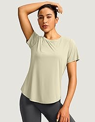 Women's Short Sleeve Workout Shirts Breathable UPF
