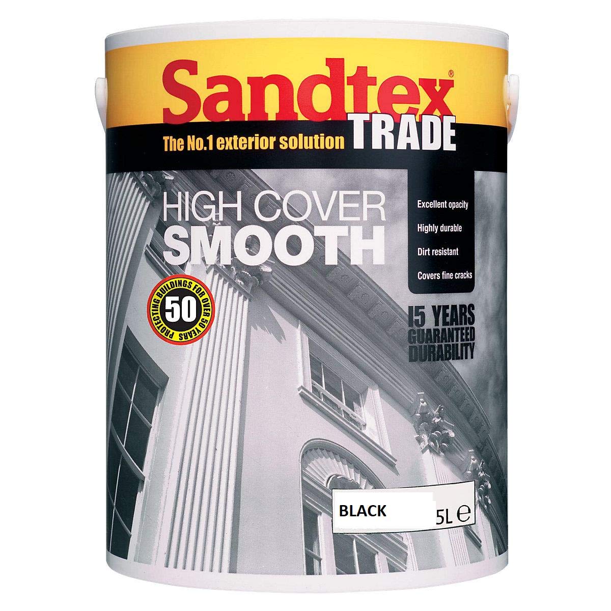 Sandtex ® Trade Masonry Paint 5L Black Amazon.co.uk Kitchen & Home
